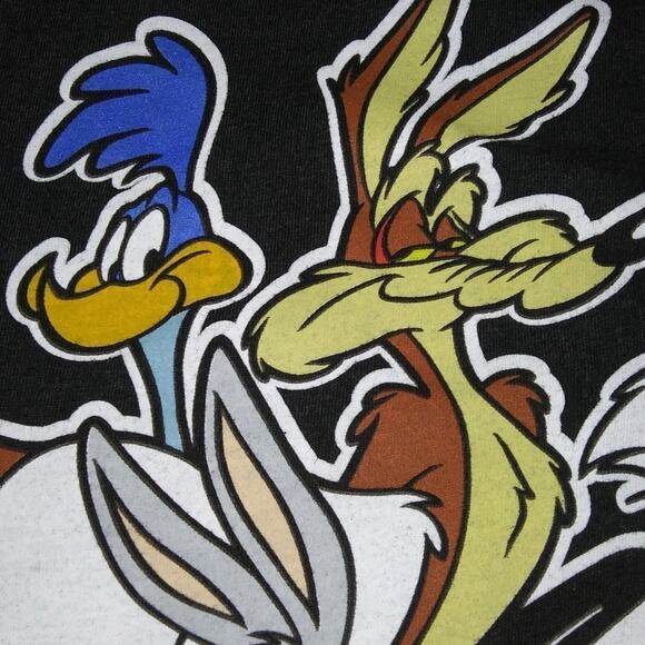Looney Tunes Characters Tee Shirt Bugs Bunny Taz Road Runner Tweety Daffy TShirt - Picture 5 of 10